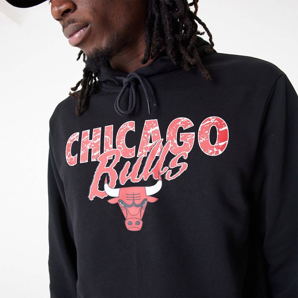 NEW ERA TEAM SCRIPT HOODY CHICAGO BULLS