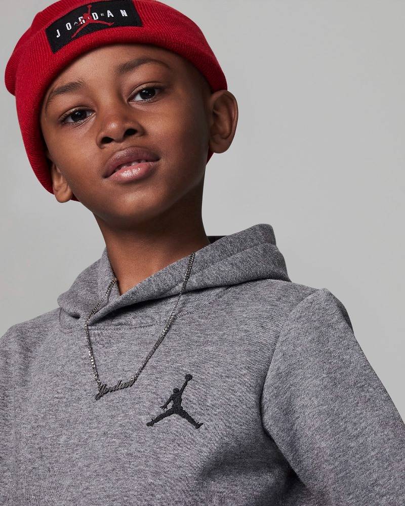 NIKE JORDAN LITTLE KIDS MJ ESSENTIALS FLEECE PULLOVER SET