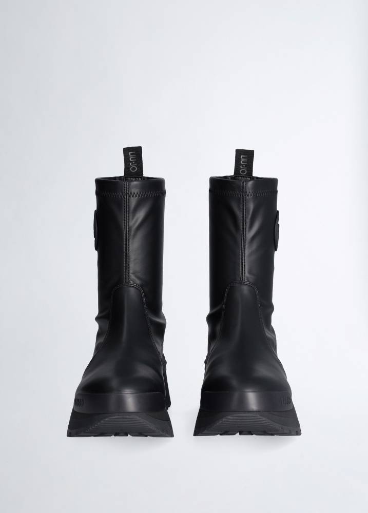 LIU JO AMAZING 22 - MID SNEAKER STRETCH ANKLE BOOTS