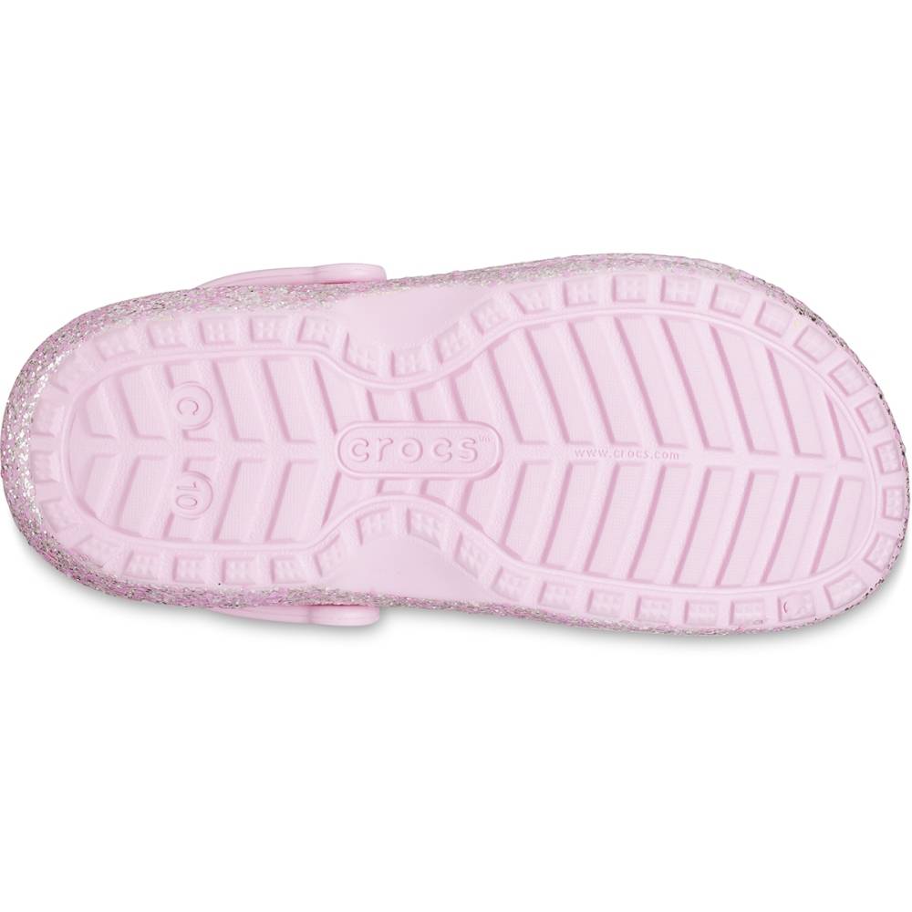 CROCS KIDS’ CLASSIC LINED GLITTER CLOG