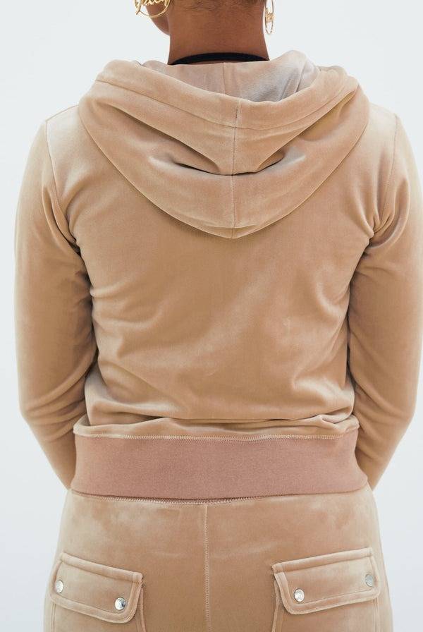 JUICY COUTURE CLASSIC VELOUR ROBERTSON TALL HOODIE