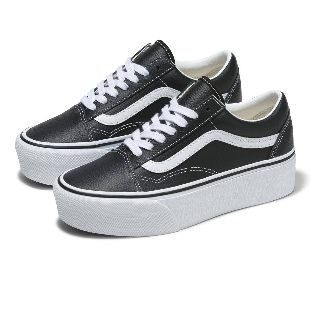 VANS OLD SKOOL STACKFORM LEATHER SHOES