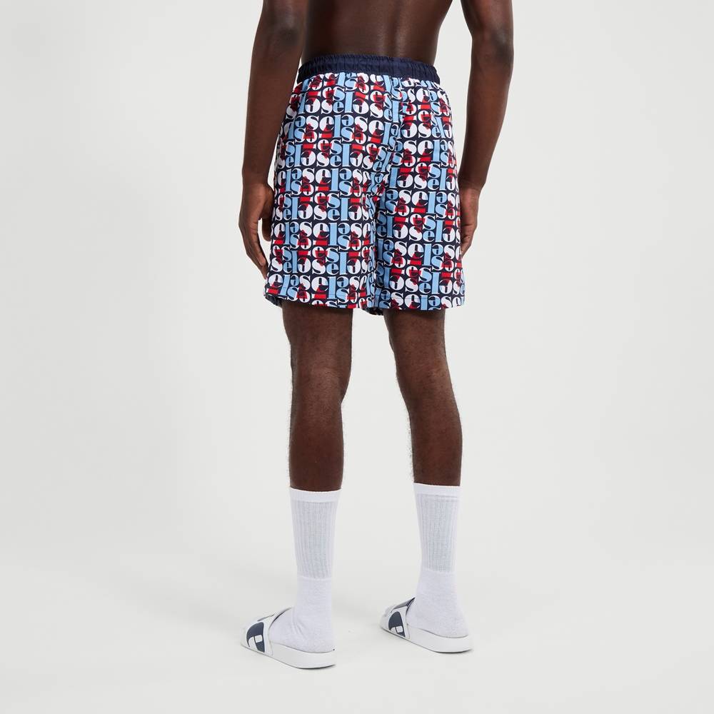 ELLESSE USA CLASSICS BLOCK AOP SHORT SWIM SHORT