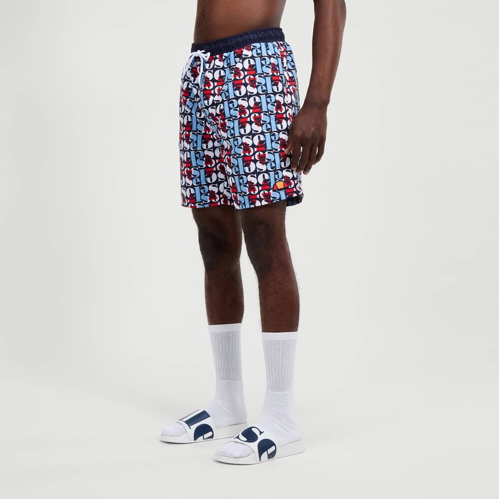 ELLESSE USA CLASSICS BLOCK AOP SHORT SWIM SHORT
