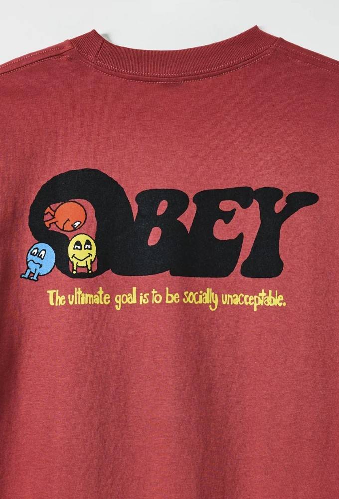 OBEY EARTH DROP OUT TEE