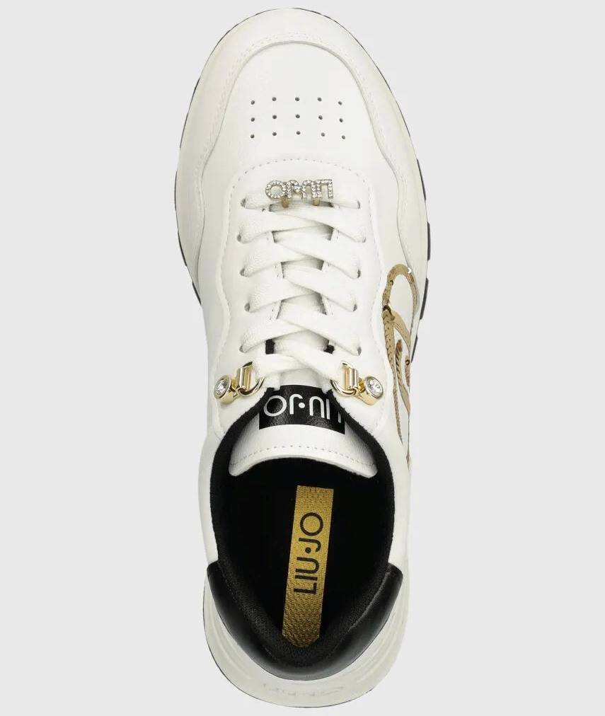 LIU JO MAXI AMAZING 20 - PLATFORM SNEAKERS WITH SEQUIN LOGO