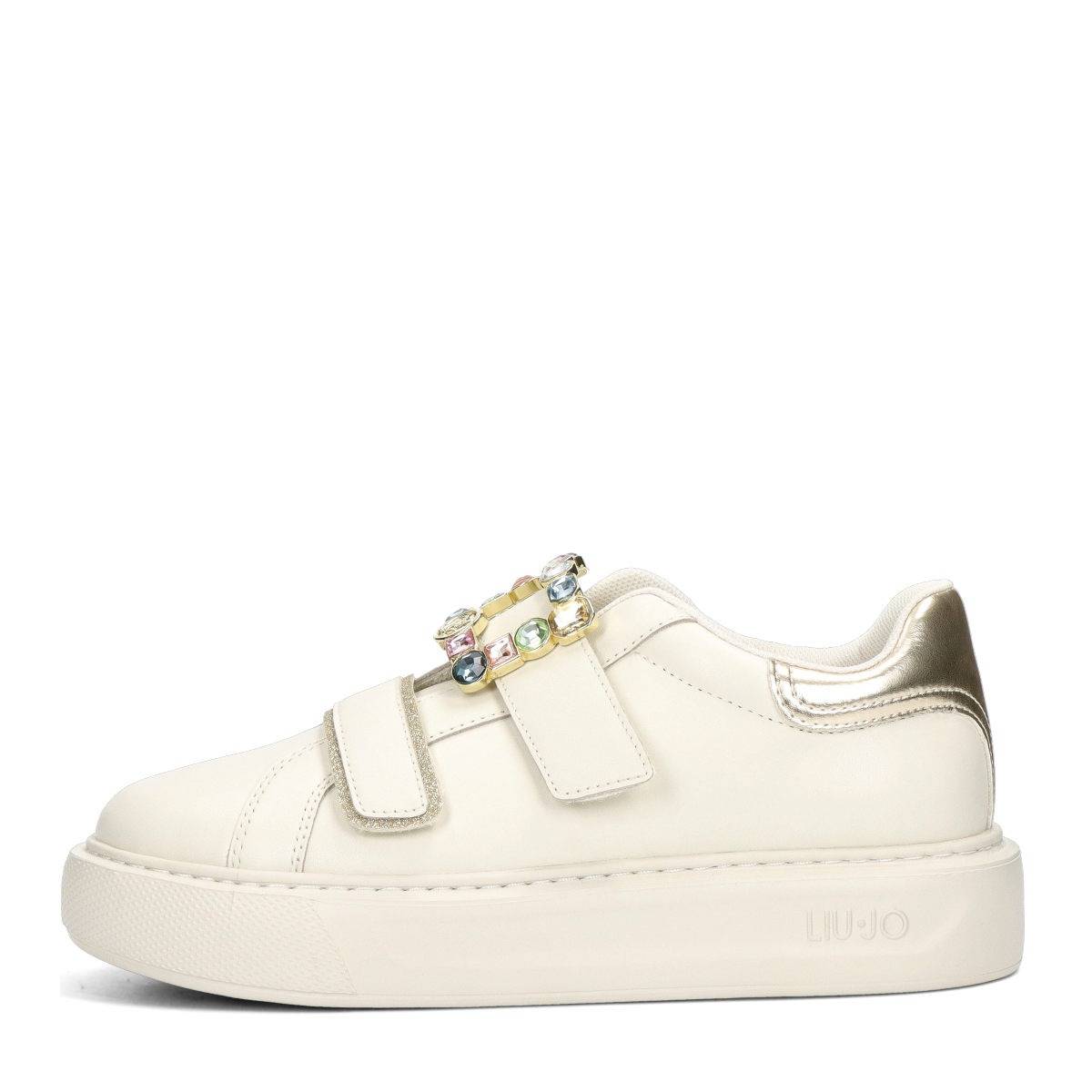 LIU JO KYLIE 20 - SNEAKER WITH JEWEL STRAPS