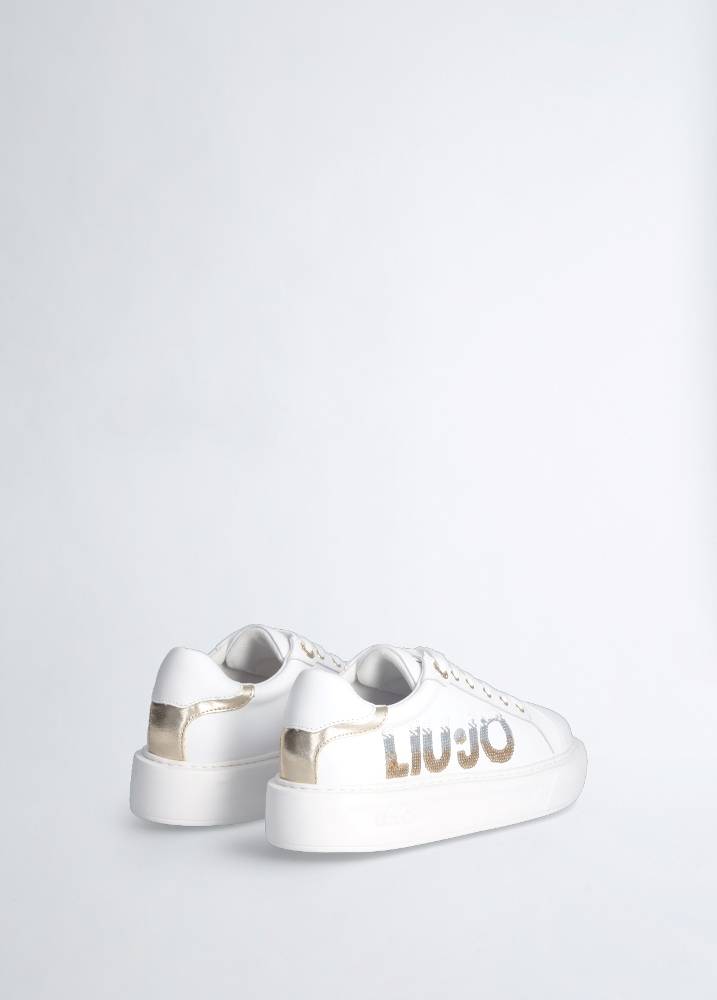 LIU JO KYLIE 22 - PLATFORM SNEAKER WITH MAXI LOGO