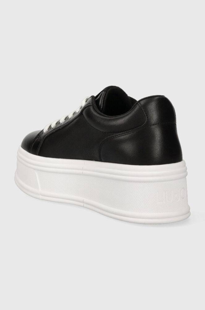 LIU JO SELMA 04 - FLATFORM LEATHER SNEAKER