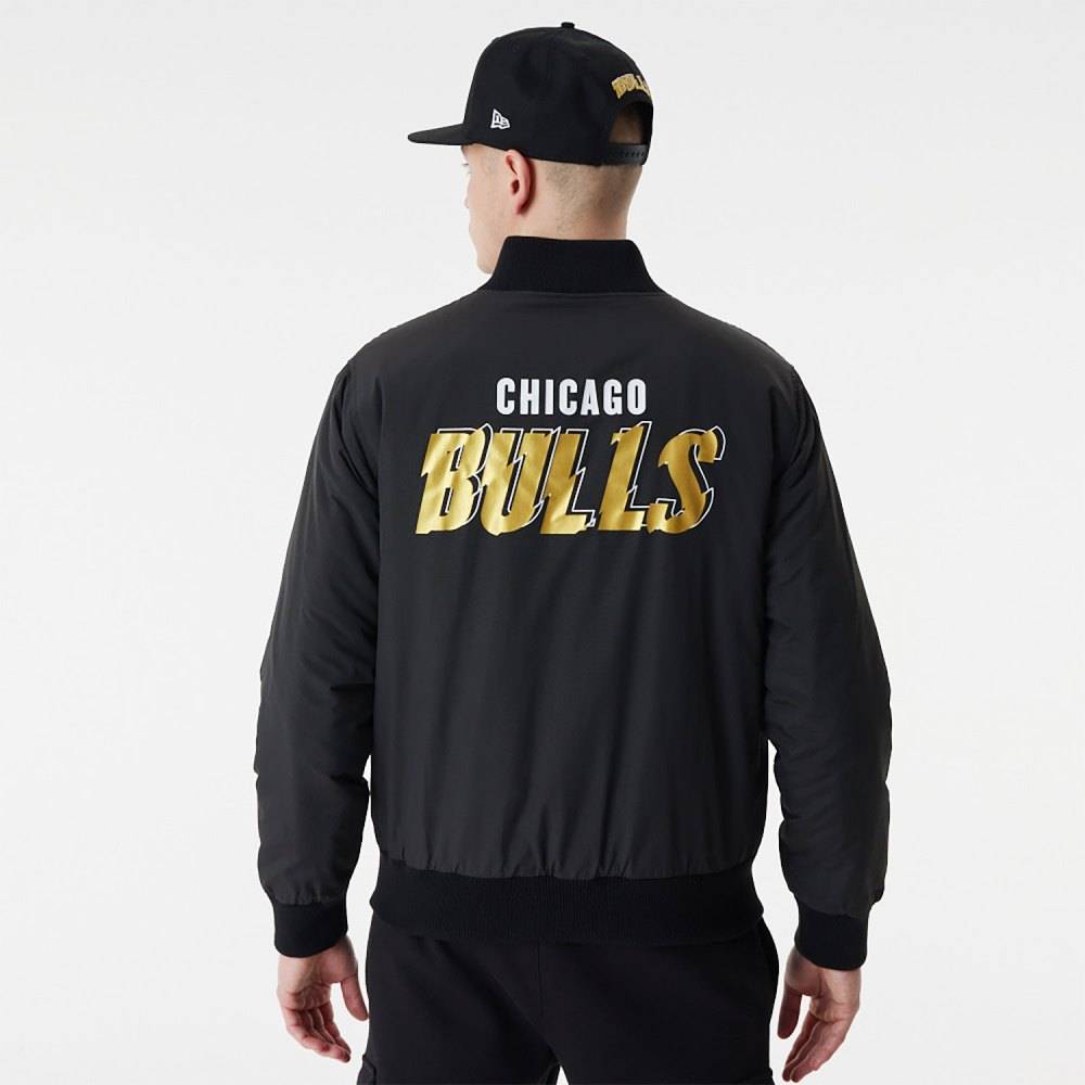 NEW ERA NBA SCRIPT BP BOMBER JCKT CHICAGO BULLS