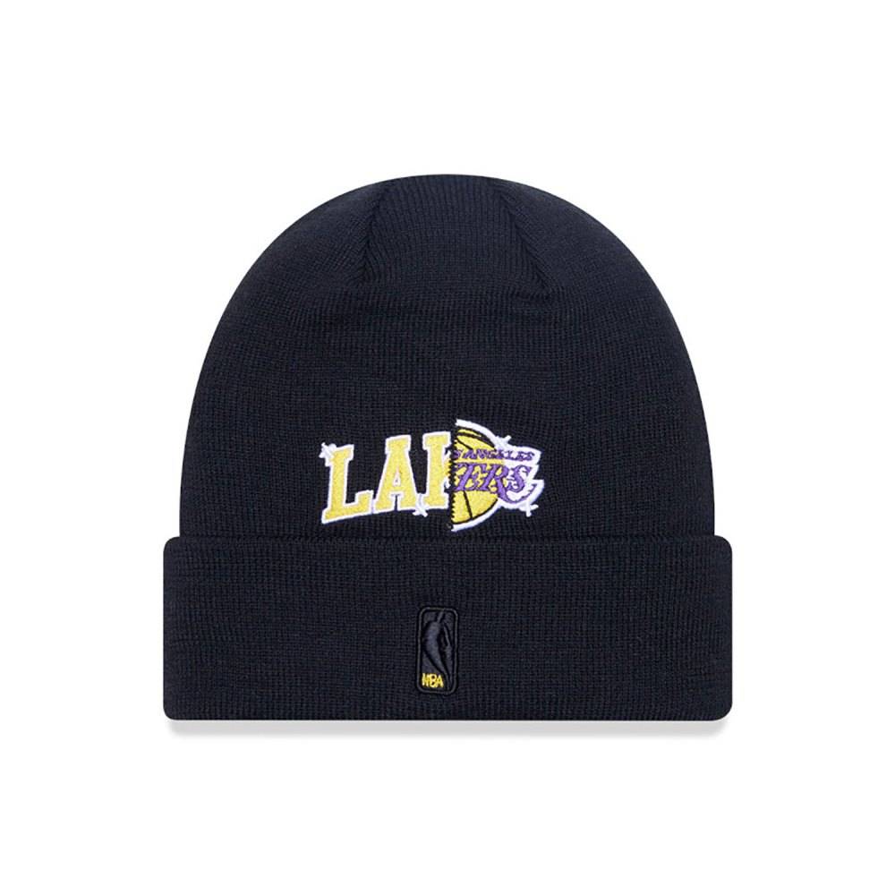 NEW ERA MULTI PATCH BEANIE LA LAKERS