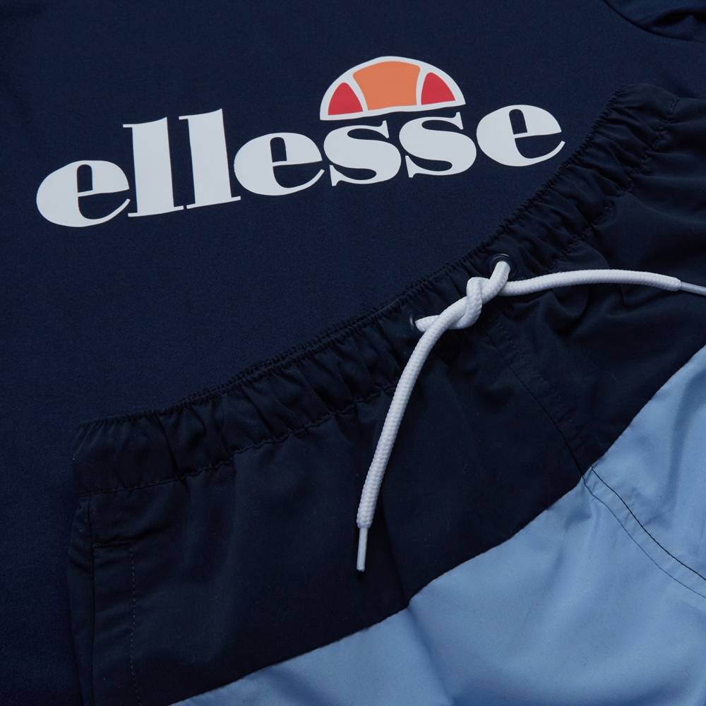 ELLESSE JUNIOR BOYS VESCIA T-SHIRT AND SHORT SET