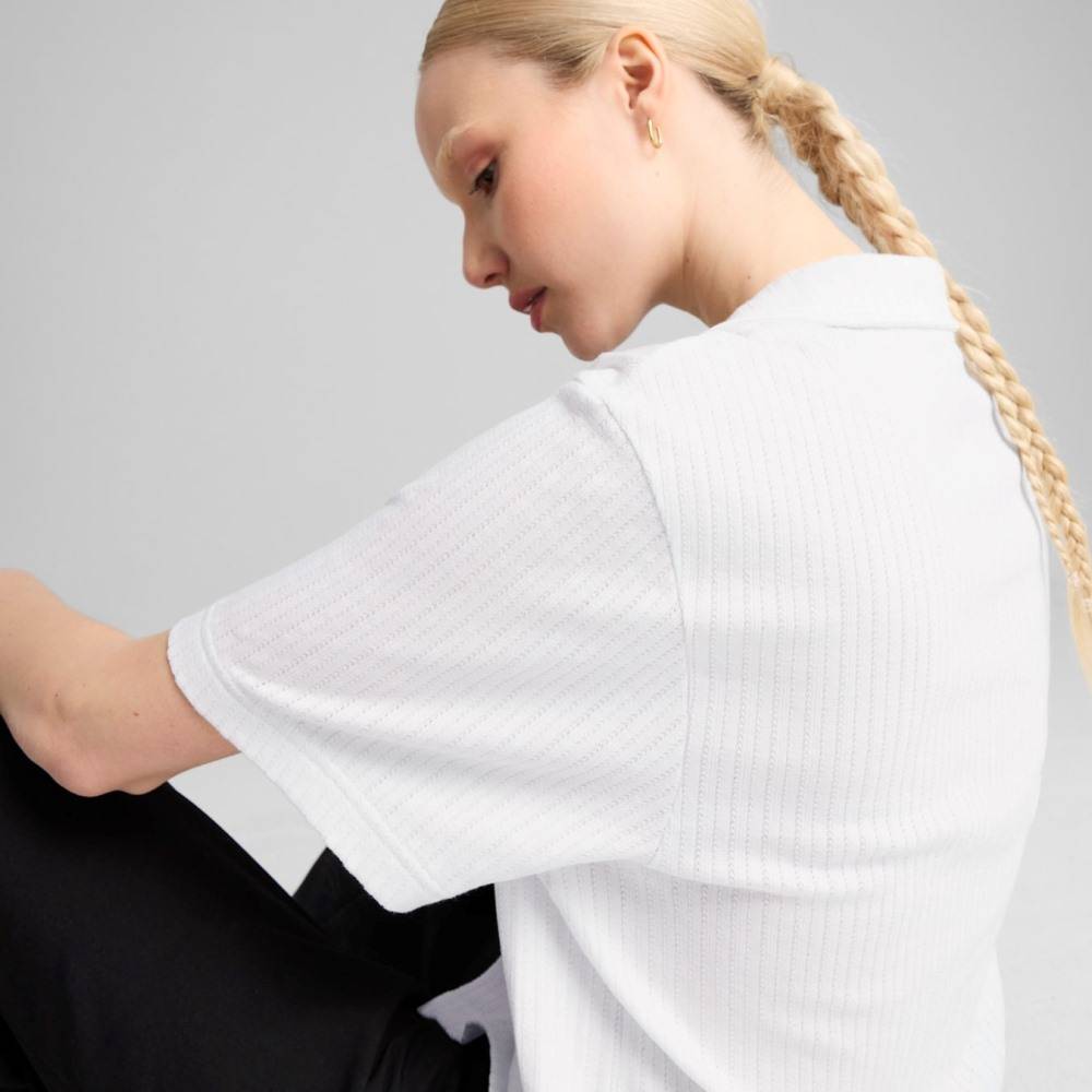 PUMA WARDROBE ESS SHIRT POINTELLE