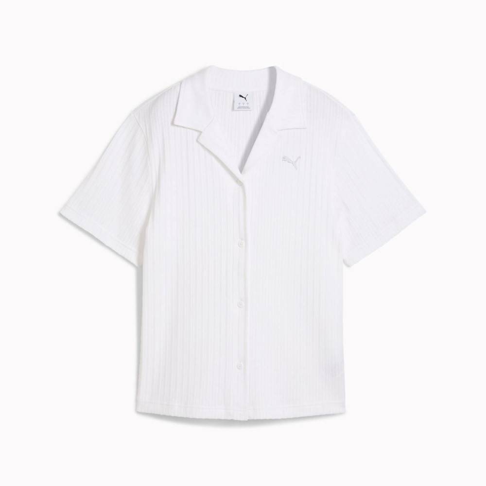 PUMA WARDROBE ESS SHIRT POINTELLE