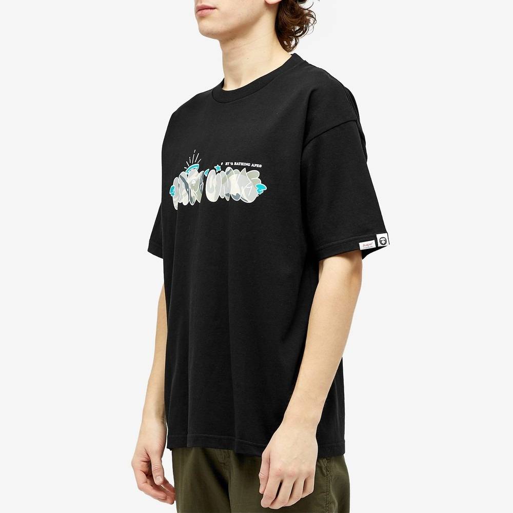 AAPE MOONFACE GRAPHIC TEE