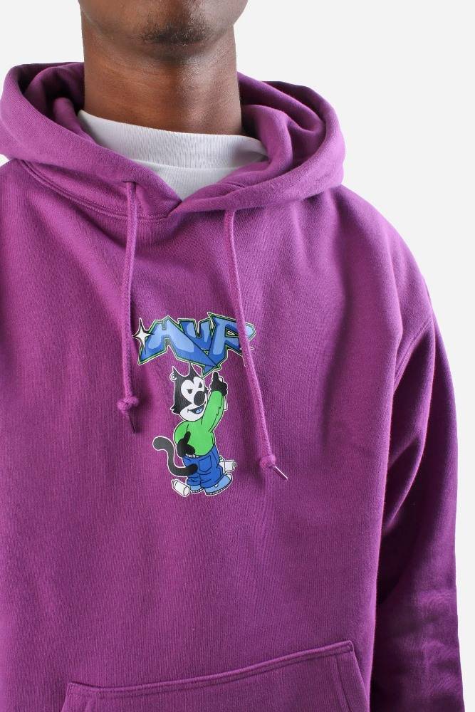 HUF BAD CAT PULLOVER HOODIE