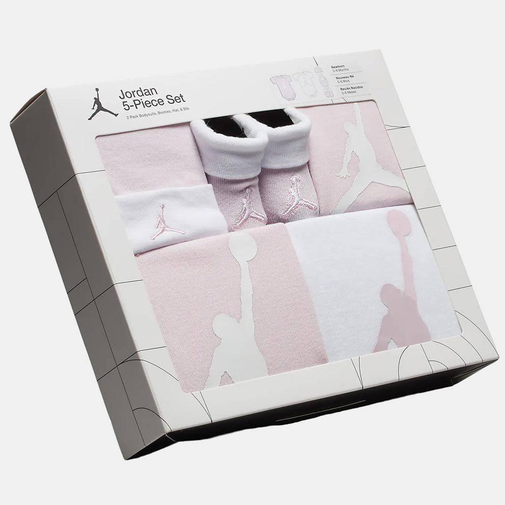 NIKE JORDAN BABY 5-PIECE CORE GIFT SET