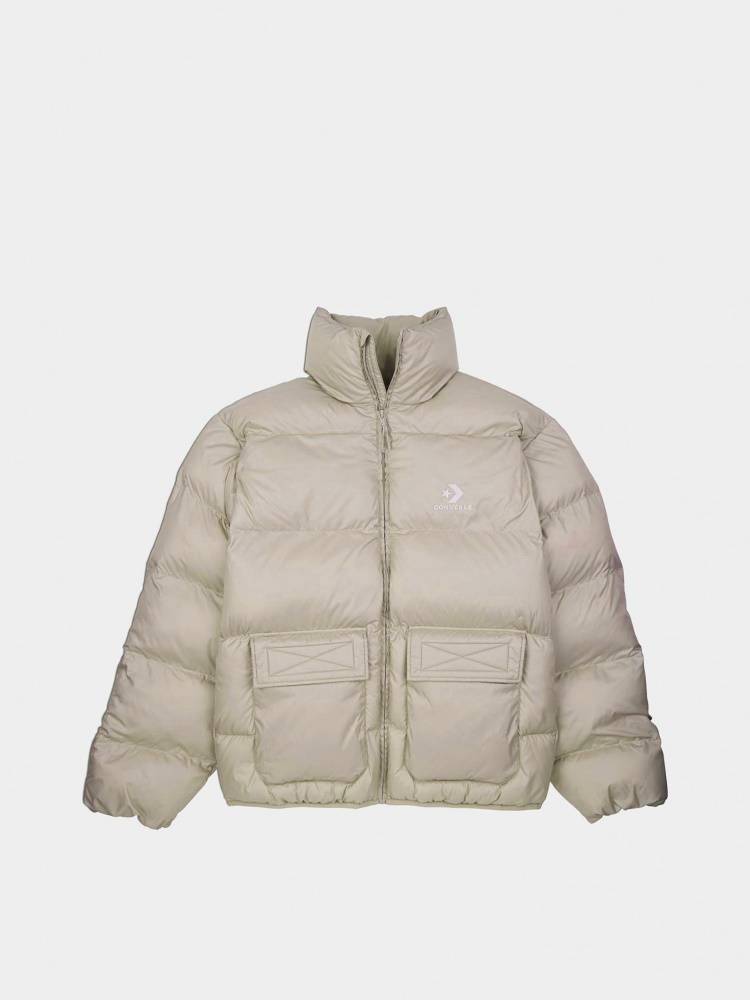 CONVERSE PATCH POCKET PUFFER JACKET