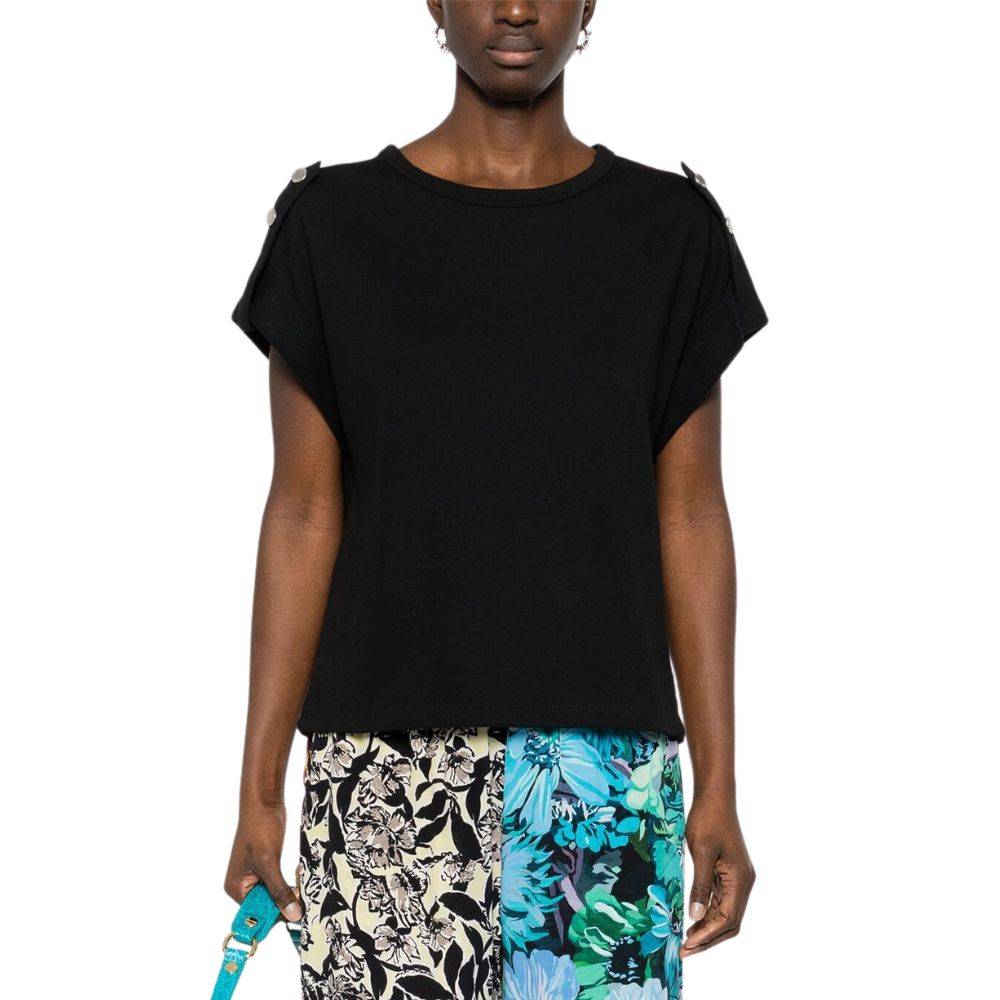 DKNY FRENCH TERRY TOLL SLEEVE TOP