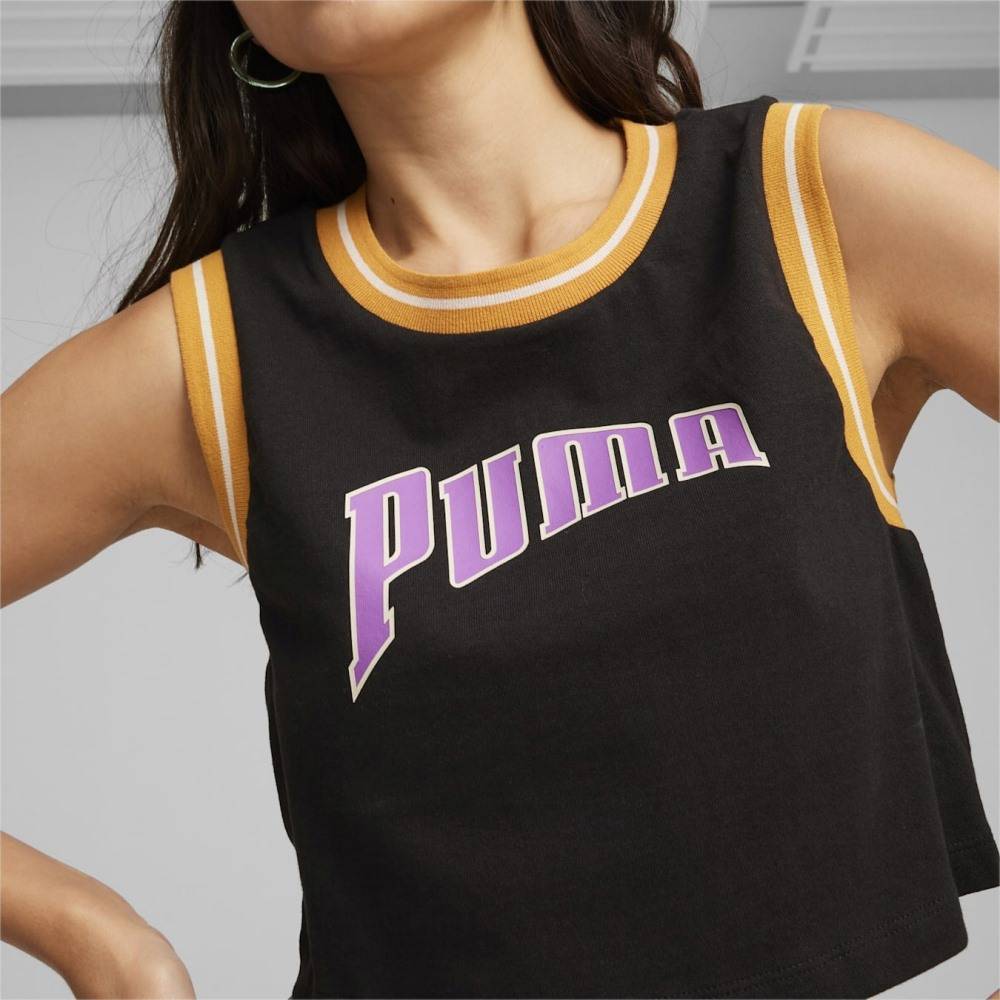 PUMA TEAM FOR THE FANBASE GRAPHIC CROPPED TEE