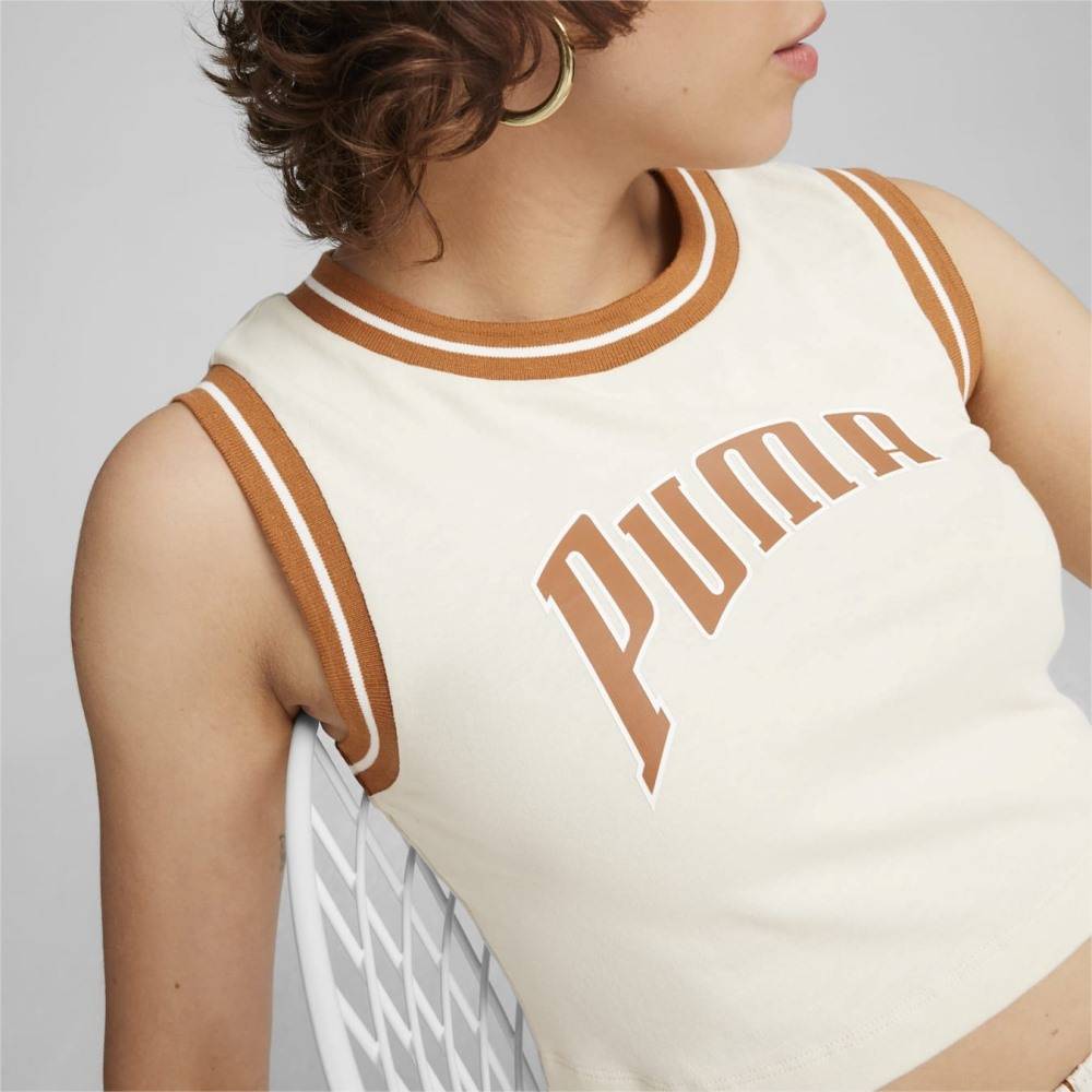 PUMA TEAM FOR THE FANBASE GRAPHIC CROPPED TEE