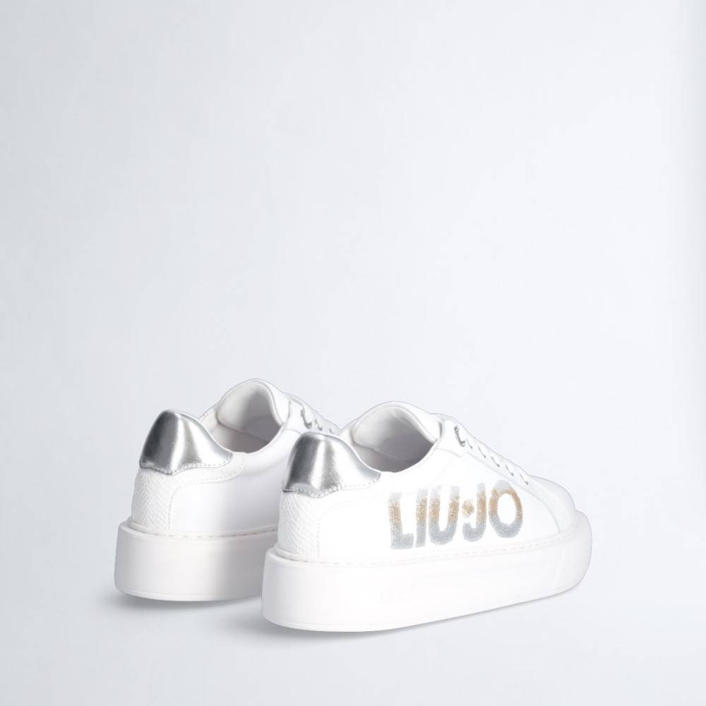 LIU JO KYLIE 22 - PLATFORM SNEAKERS WITH MAXI LOGO