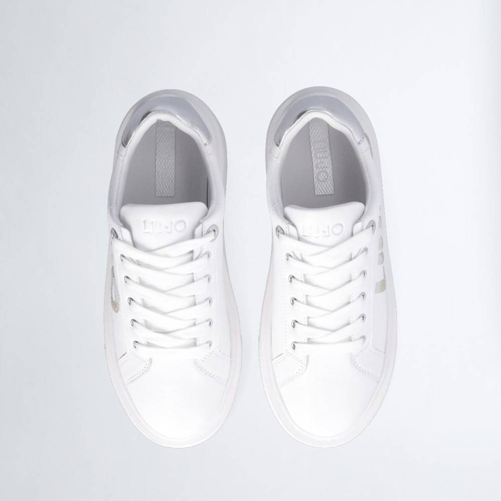 LIU JO KYLIE 22 - PLATFORM SNEAKERS WITH MAXI LOGO