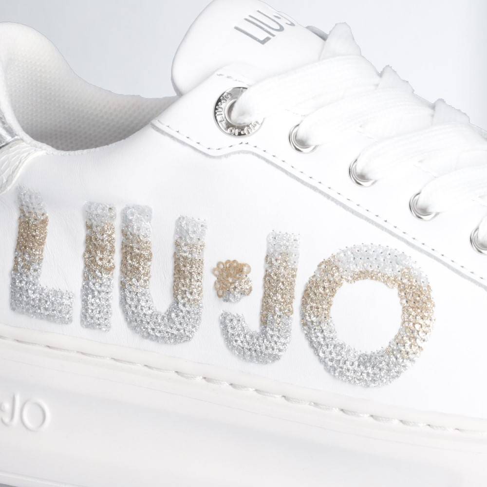 LIU JO KYLIE 22 - PLATFORM SNEAKERS WITH MAXI LOGO