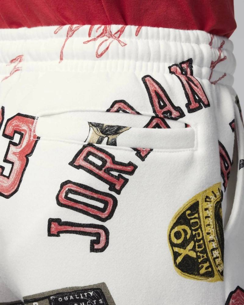 NIKE JORDAN BIG KIDS MJ ESSENTIALS AOP FLC SHORT