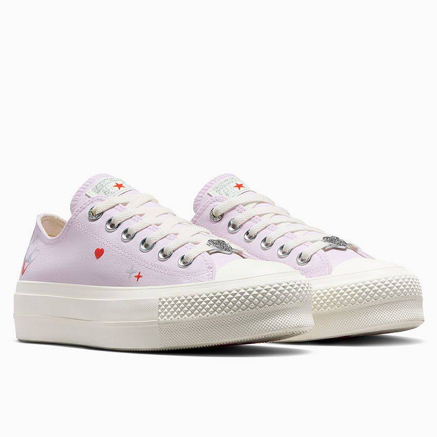 CONVERSE ALL STAR LIFT PLATFORM Y2K HEARTS