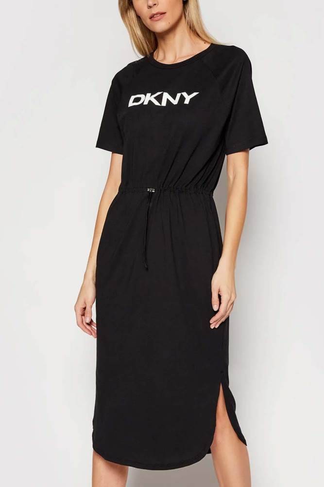 DKNY LOGO DRESS