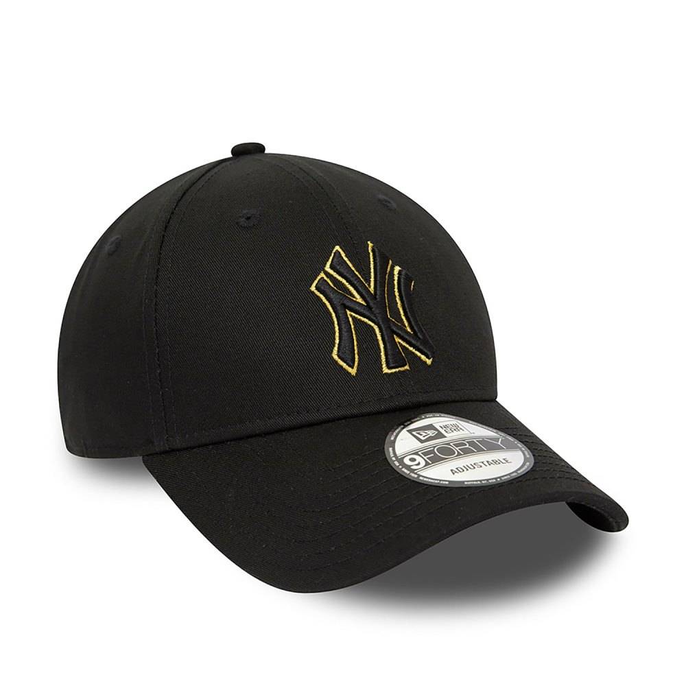 NEW ERA NEW YORK YANKEES METALLIC OUTLINE 9FORTY ADJUSTABLE CAP