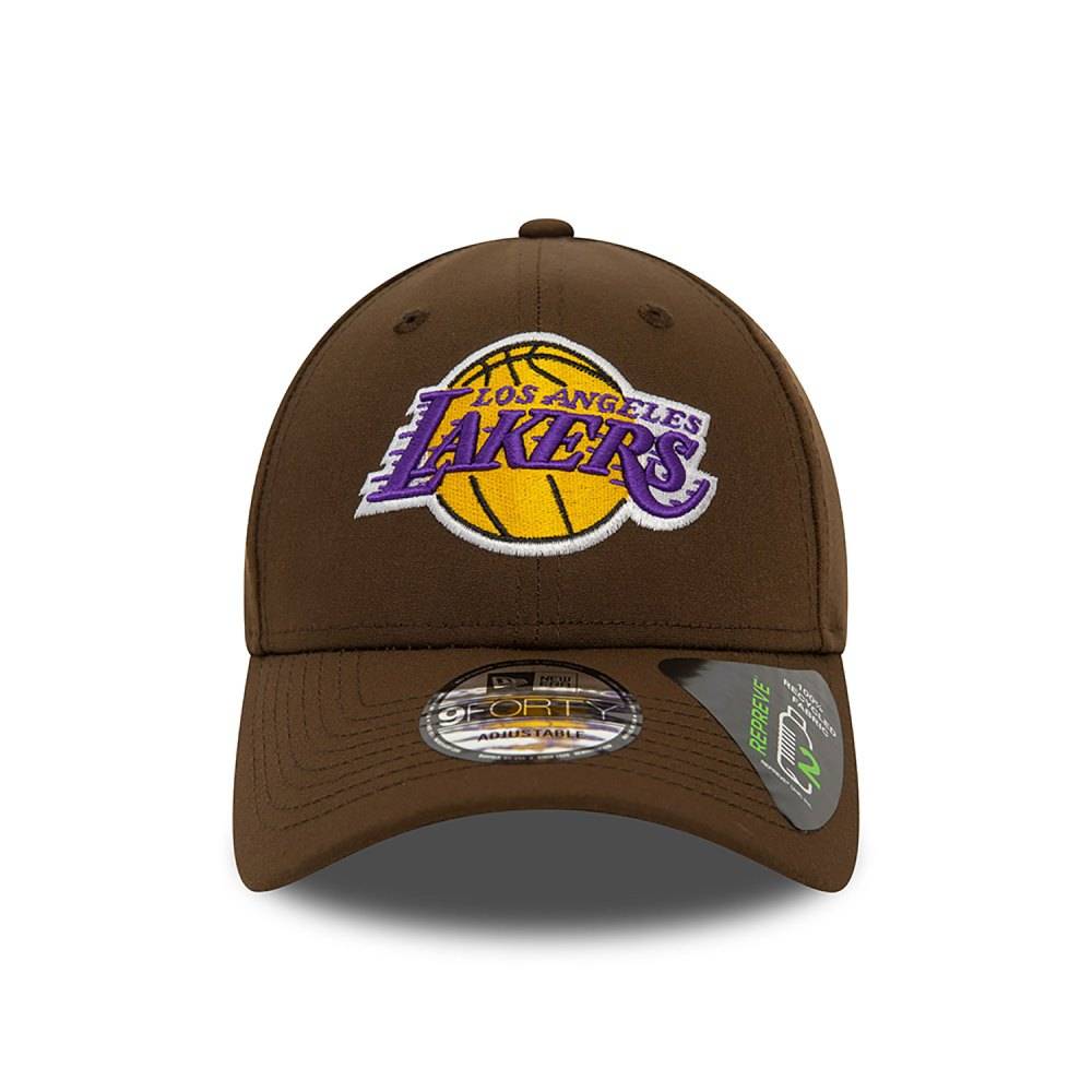 NEW ERA LA LAKERS NBA REPREVE 9FORTY ADJUSTABLE CAP