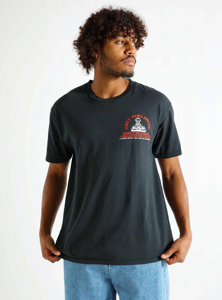 OBEY ORGANIZED CHAOS CLASSIC PIGMENT TEE