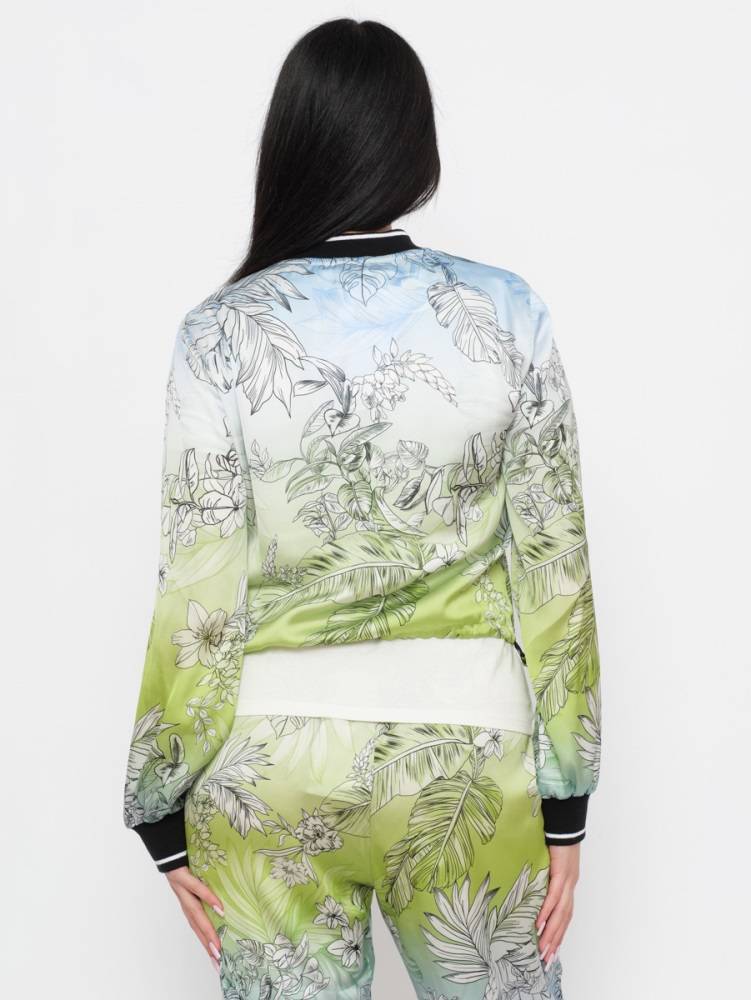 LIU JO ALL OVER PRINT TRACK TOP