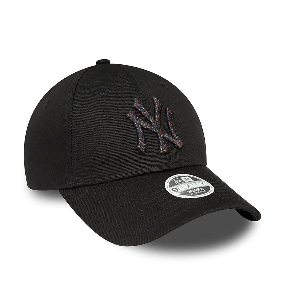 NEW ERA NEW YORK YANKEES WOMENS METALLIC LOGO 9FORTY ADJUSTABLE CAP