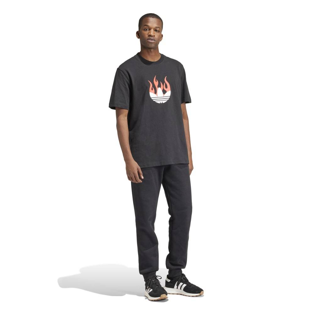 ADIDAS FLAMES LOGO TEE