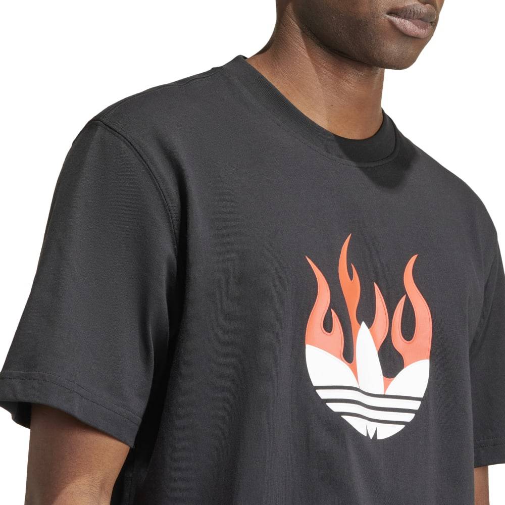 ADIDAS FLAMES LOGO TEE