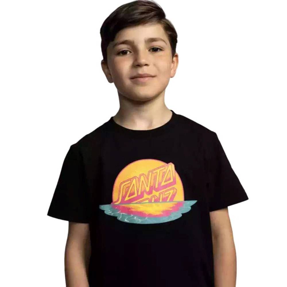 SANTA CRUZ YOUTH SUNDOWN DOT FRONT T-SHIRT