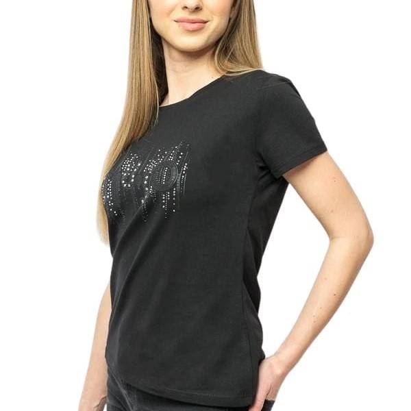 LIU JO LOGO SEQUINS T-SHIRT