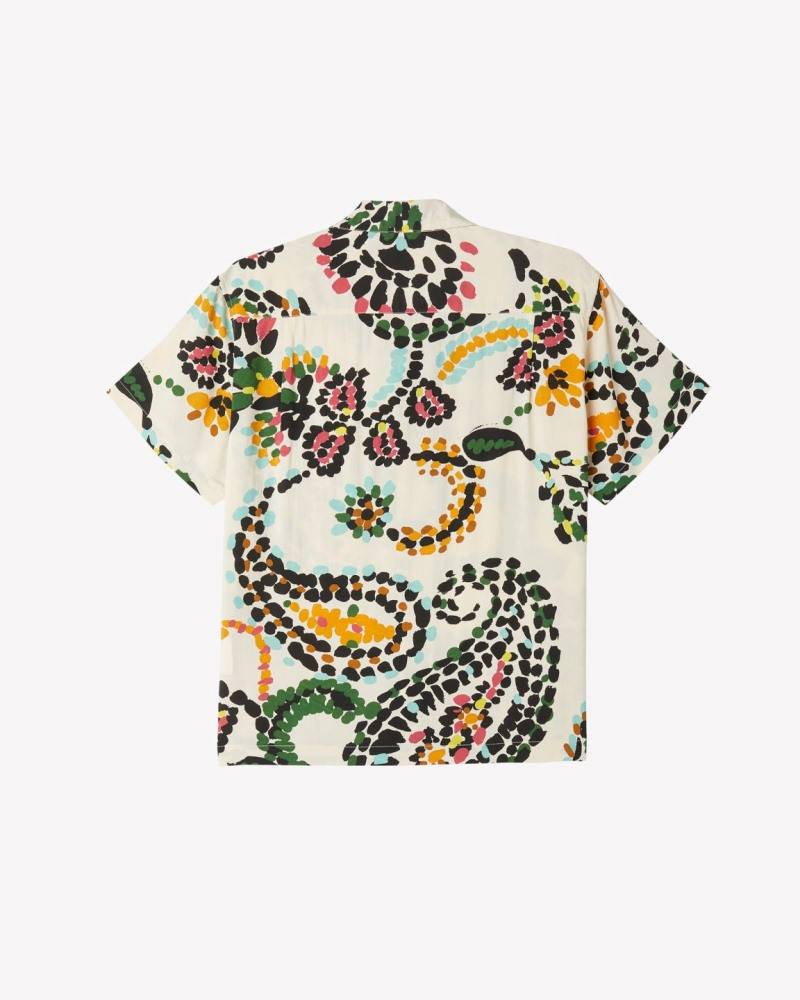 OBEY PAISLEY DOTS WOVEN S/S