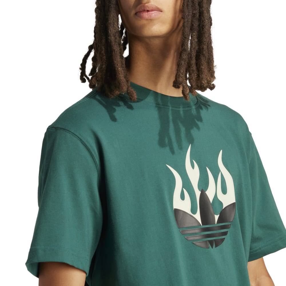 ADIDAS FLAMES LOGO TEE