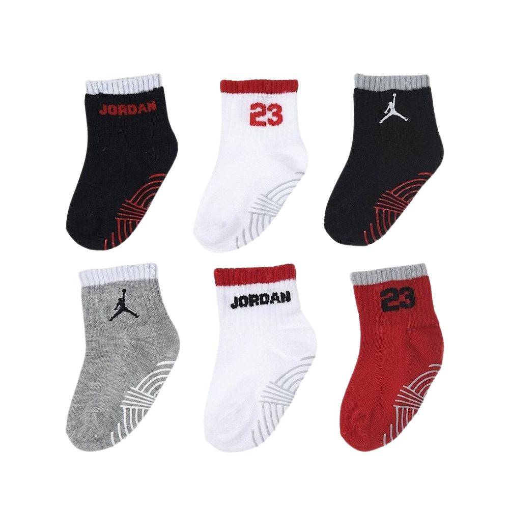 NIKE JORDAN  JORDAN LEGACY INFANT/TODDLER ANKLE 6PK