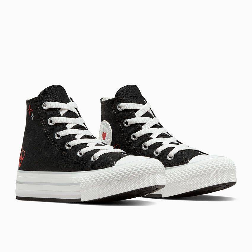 CONVERSE CT ALL STAR KIDS LIFT PLATFORM HEARTS