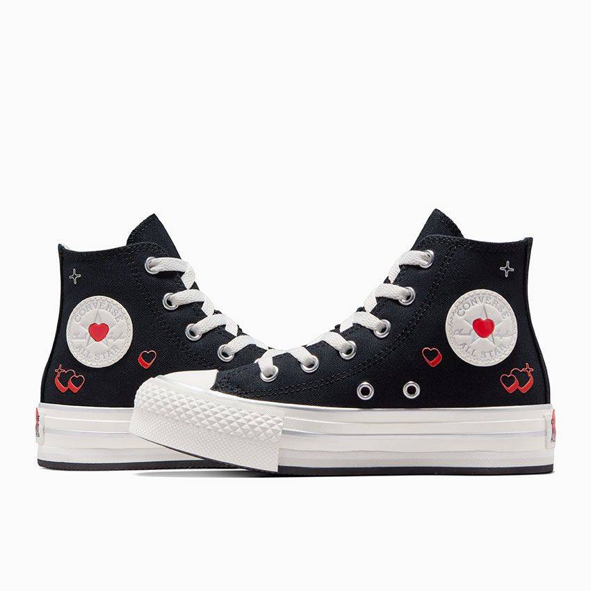 CONVERSE CT ALL STAR KIDS LIFT PLATFORM HEARTS