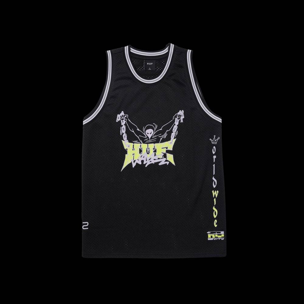 HUF ZINE MESH BASKETBALL JERSEY