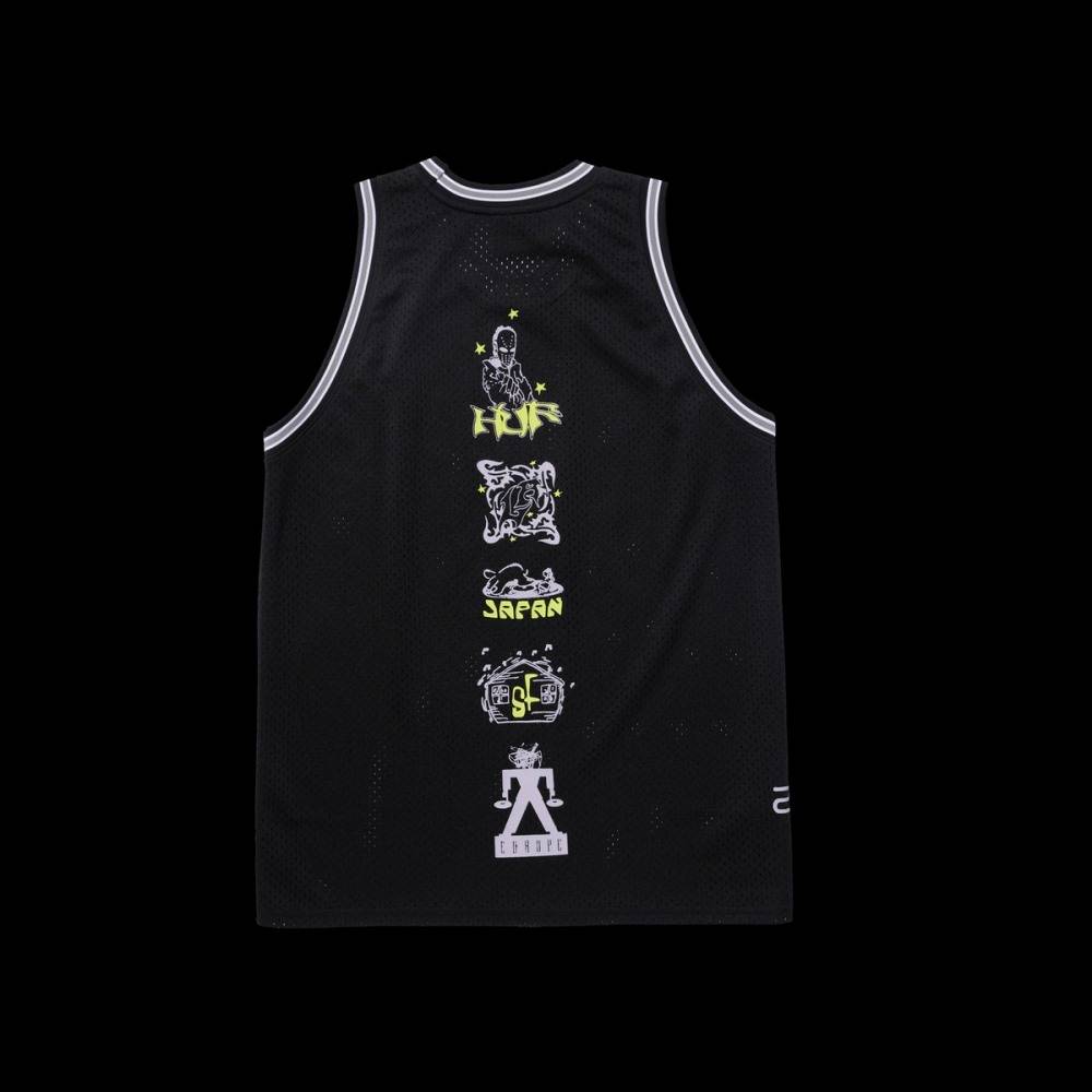 HUF ZINE MESH BASKETBALL JERSEY