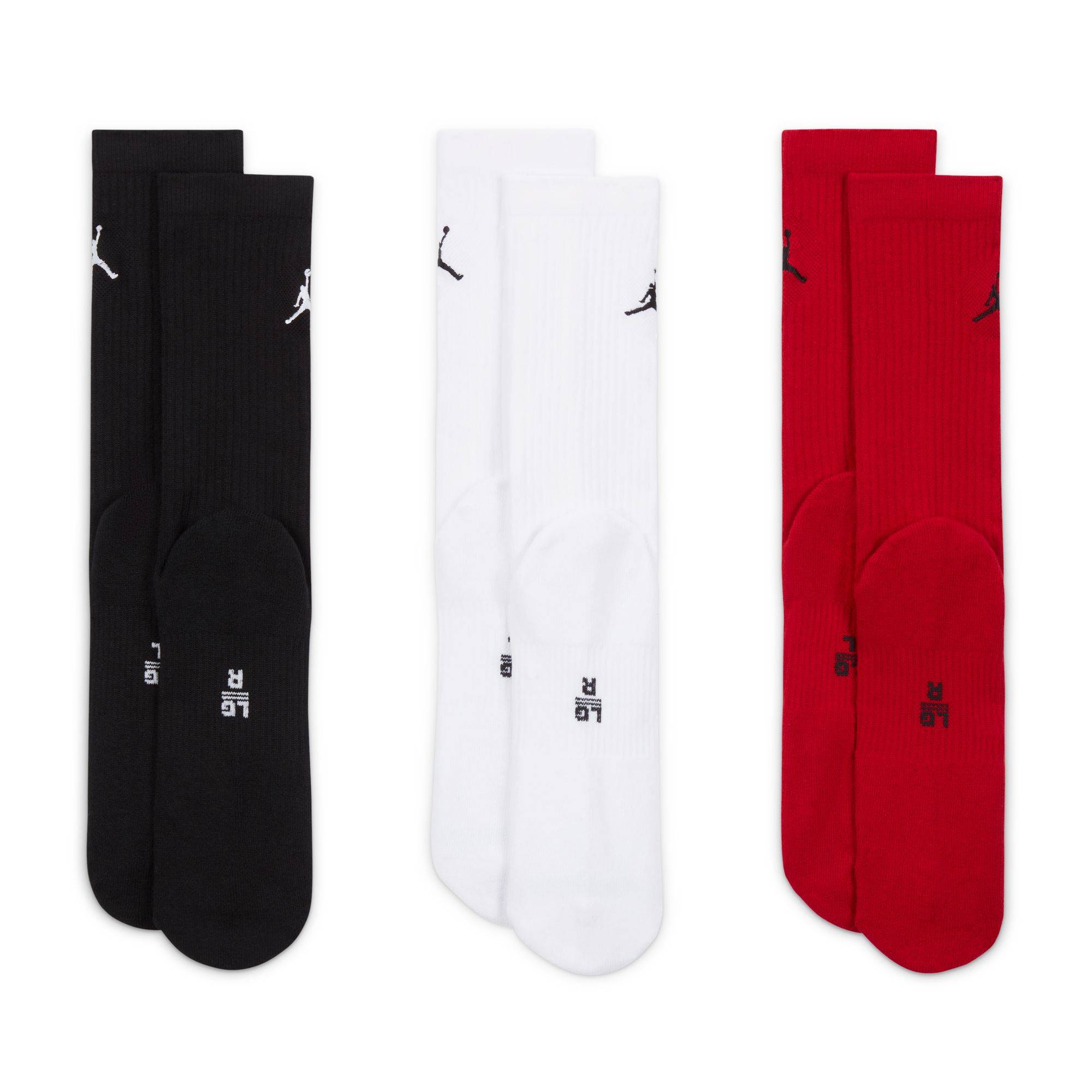 NIKE JORDAN 3-PAIRS CREW SOCKS