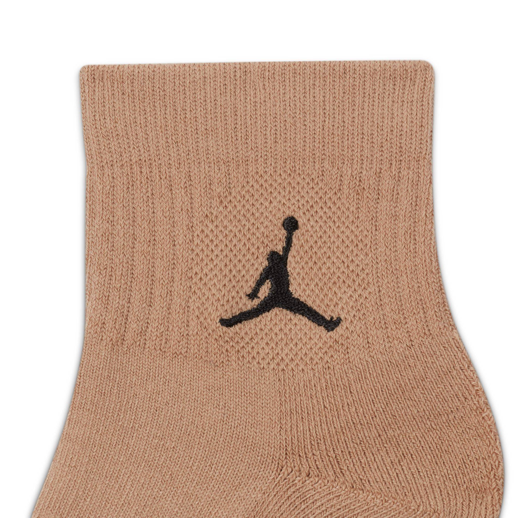 NIKE JORDAN 3-PAIRS QUARTER SOCKS