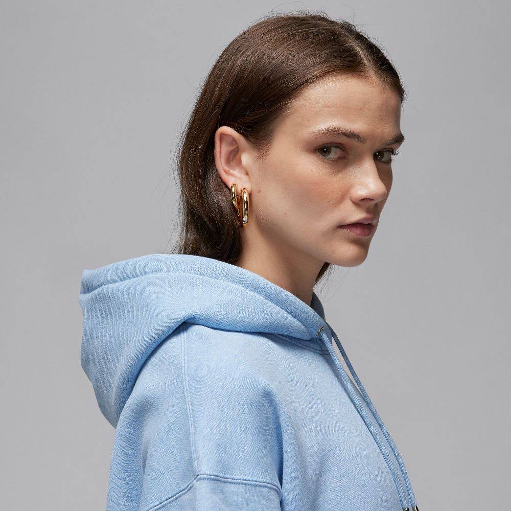 NIKE JORDAN FLIGHT FLEECE WOMENS PULLOVER HOODIE
